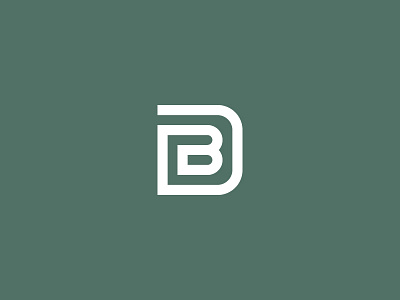 DB Monogram branding db design logo mark
