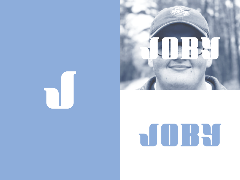 Joby LogoType logotype text joby type design branding logo