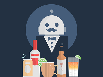 Robot Bartender alcohol bartender hackathon mixed drinks robot yml