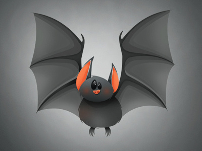 Bat animal bat character illustration