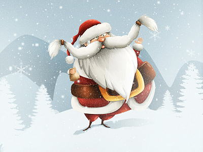 Happy Holidays! christmas holidays santa santa claus snow winter