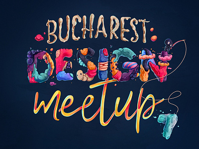 Bucharest Design Meetup bucharest meetup typo typography