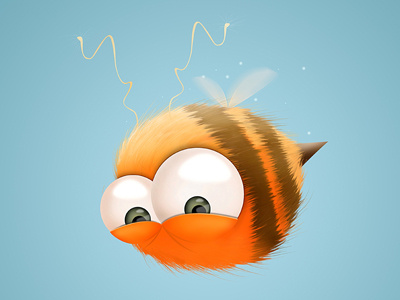 Baby Bee baby bee character design insect