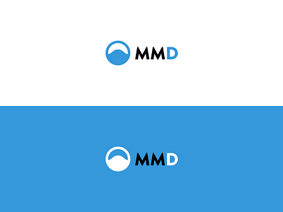 MMD Logo Concept concept development drill logo off oil sea shore water