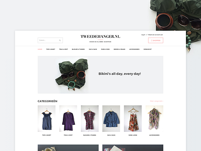 Clothing - eCommerce design clothes clothing ecommerce online secondhand shop shopify webshop women