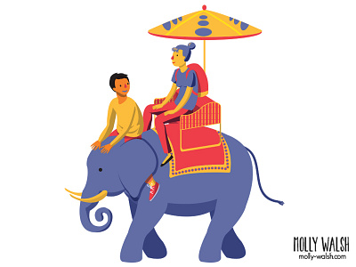 Elephant WIP digital illustration editorial illustration elephant illustration vector vector illustration wip work in progress