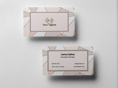 Simple and elegant business card businesscard creative design elegant design illustration logo minimal