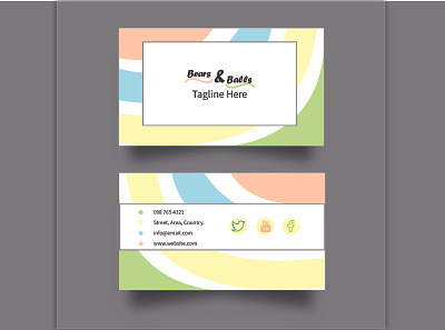 Cute business card design branding businesscard creative cute design elegant design minimal modern