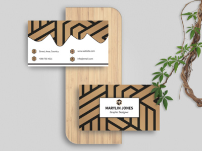 Patterned creative design businesscard creative design illustration logo modern vector