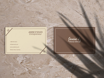 Minimal business card design branding businesscard creative design elegant design illustration minimal modern