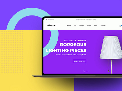 E-commerce Landing page clean colors design ecommerce design furniture homedecor minimal responsive design ui ux design website