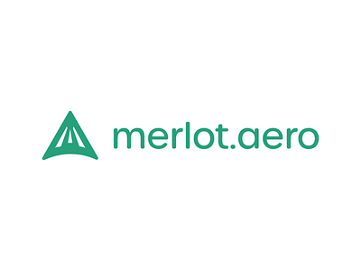 merlot.aero logo branding design illustration logo