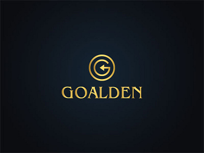 Goalden arrow branding circles goal golden illustration logo simple target