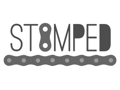 Stomped Logo auction brainstorm illustration logo ui design