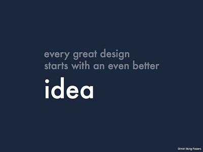 Poster Project - 2 design designers iconic inspiration minimalism poster quote