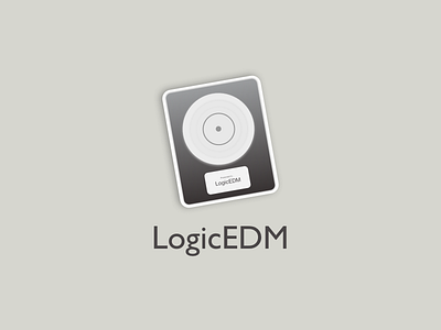 LogicEDM icon logic pro x logo minimal music production youtube