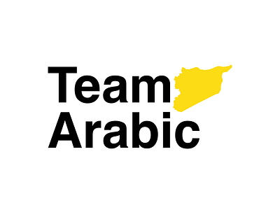 Team Arabic arabic helvetica icon logo minimal syria text