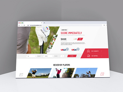 Perfect Golf Grip - Web Design css design design graphic design illustration logo logo design psd to html responsive design web design web development