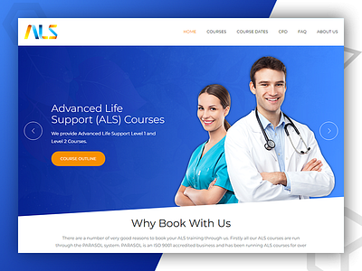 Advanced Life Support - Designed By Pixlogix web design web development