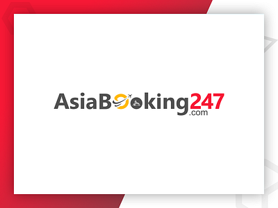 AsiaBooking247 Logo Design by Pixlogix graphic design logo design