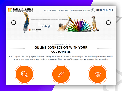 Elite Internet Technologies - Web Design & Develop By Pixlogix graphic design web design web development