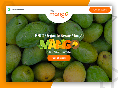 Gir Mango - online food ordering website design and development