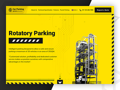 Custom Website for Car Parking System