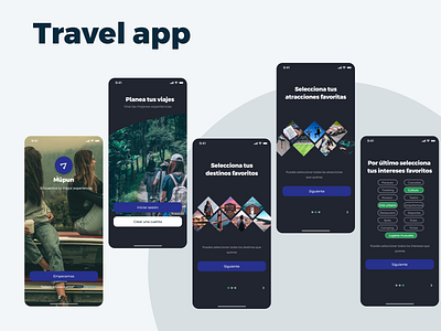 Travel Mobile App app branding design destination figma figmadesign illustration logo mobile travel ui vacation