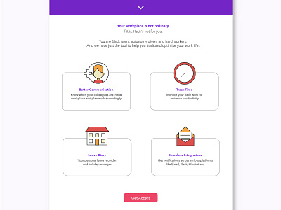 Hazir- Landing Page Design