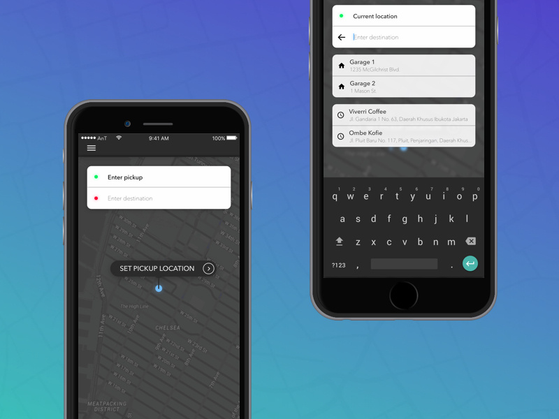 Truck app concept by Charmie Kapoor on Dribbble