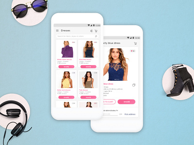 E-commerce app concept app ecommerce interaction shopping ui ux