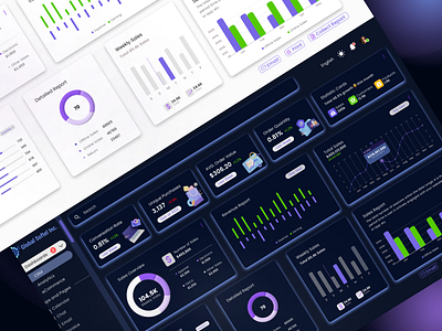 Ecommerce CRM Admin Dashboard UI