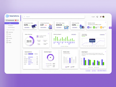 CRM Admin Dashboard