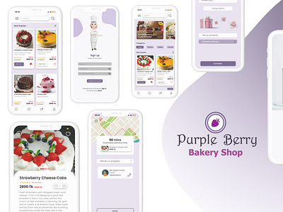 Purple Berry- Bakery Shop UI