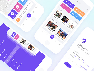 UI/UX app design