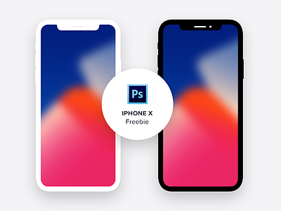 iPhoneX - Minimal Freebie (PSD) flat design freebie iphone iphone x iphonex minimal mockup psd psd. design
