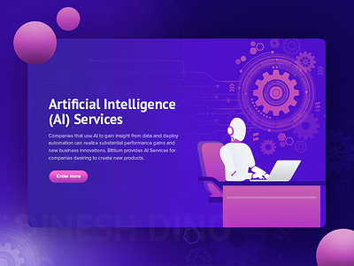 Artificial Intelligence Service ai artifical intelligence big data future app robotics robotics engineering ui uix ux