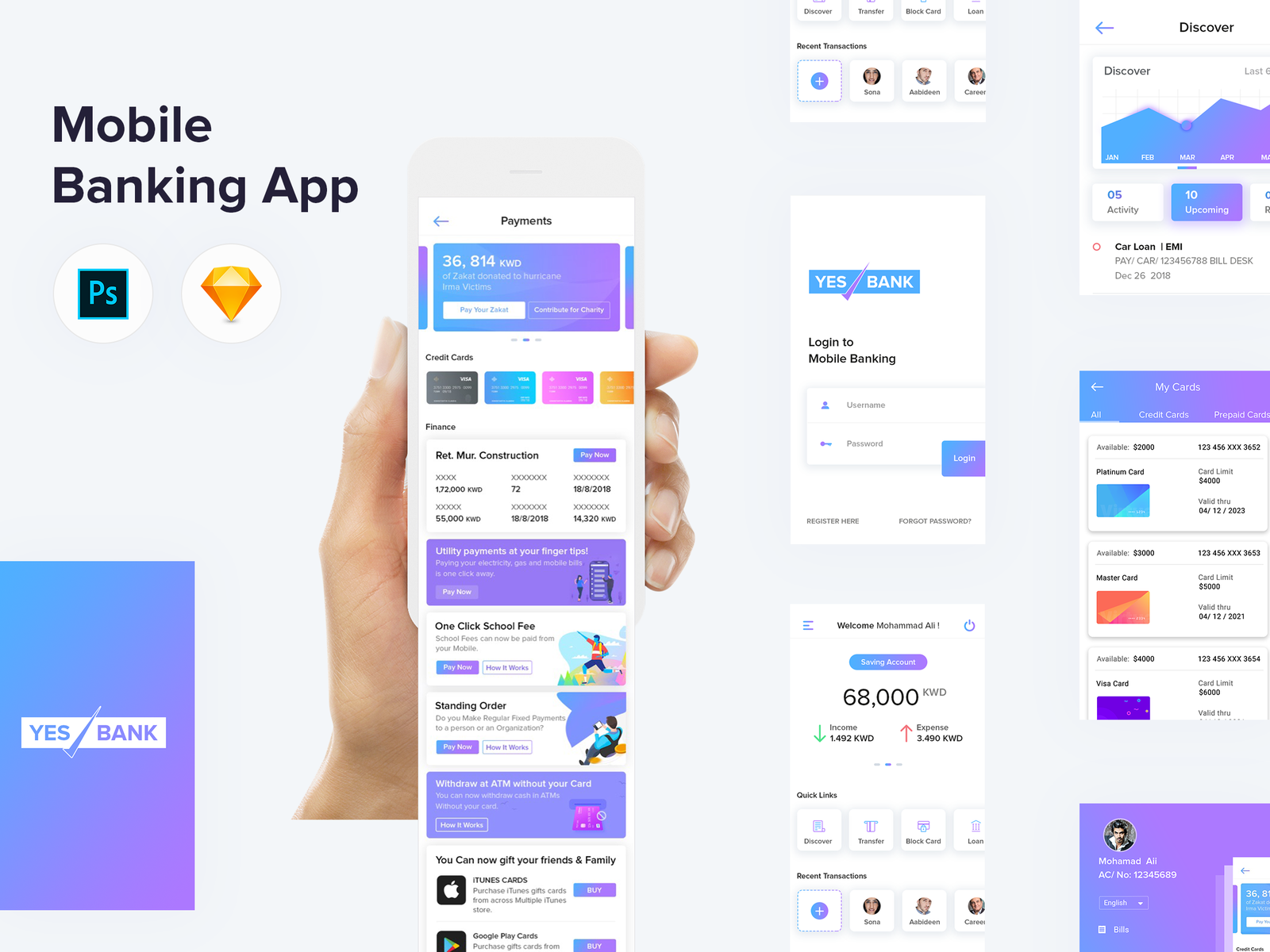 Mobile Banking Application by Dinesh on Dribbble