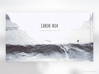 Error 404 Web Page Design