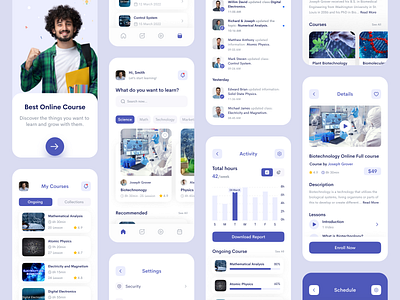 E-learning Mobile App by Salman Rahman on Dribbble