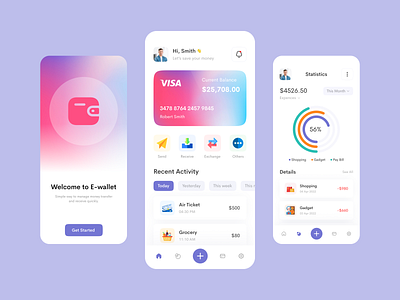 E-wallet Mobile Banking App By Salman Rahman On Dribbble