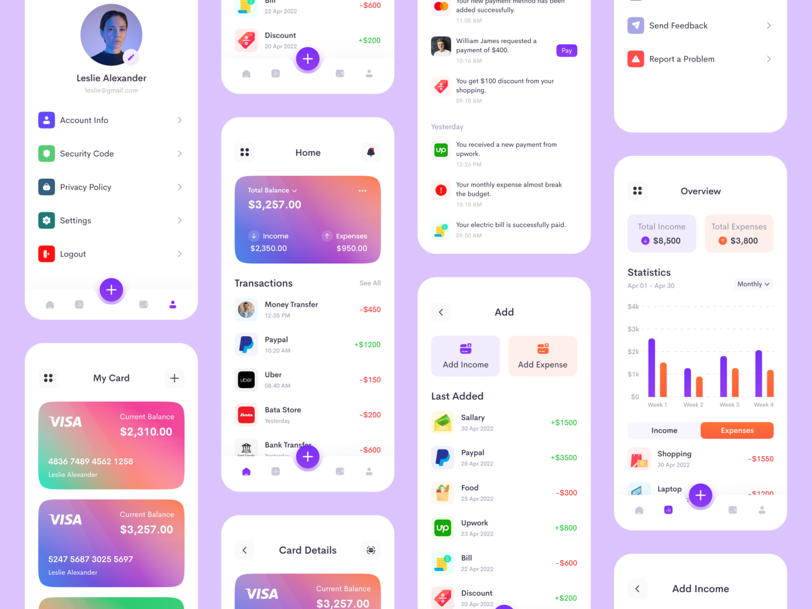 Dribbble - Expense Tracker Mobile App.png by Salman Rahman