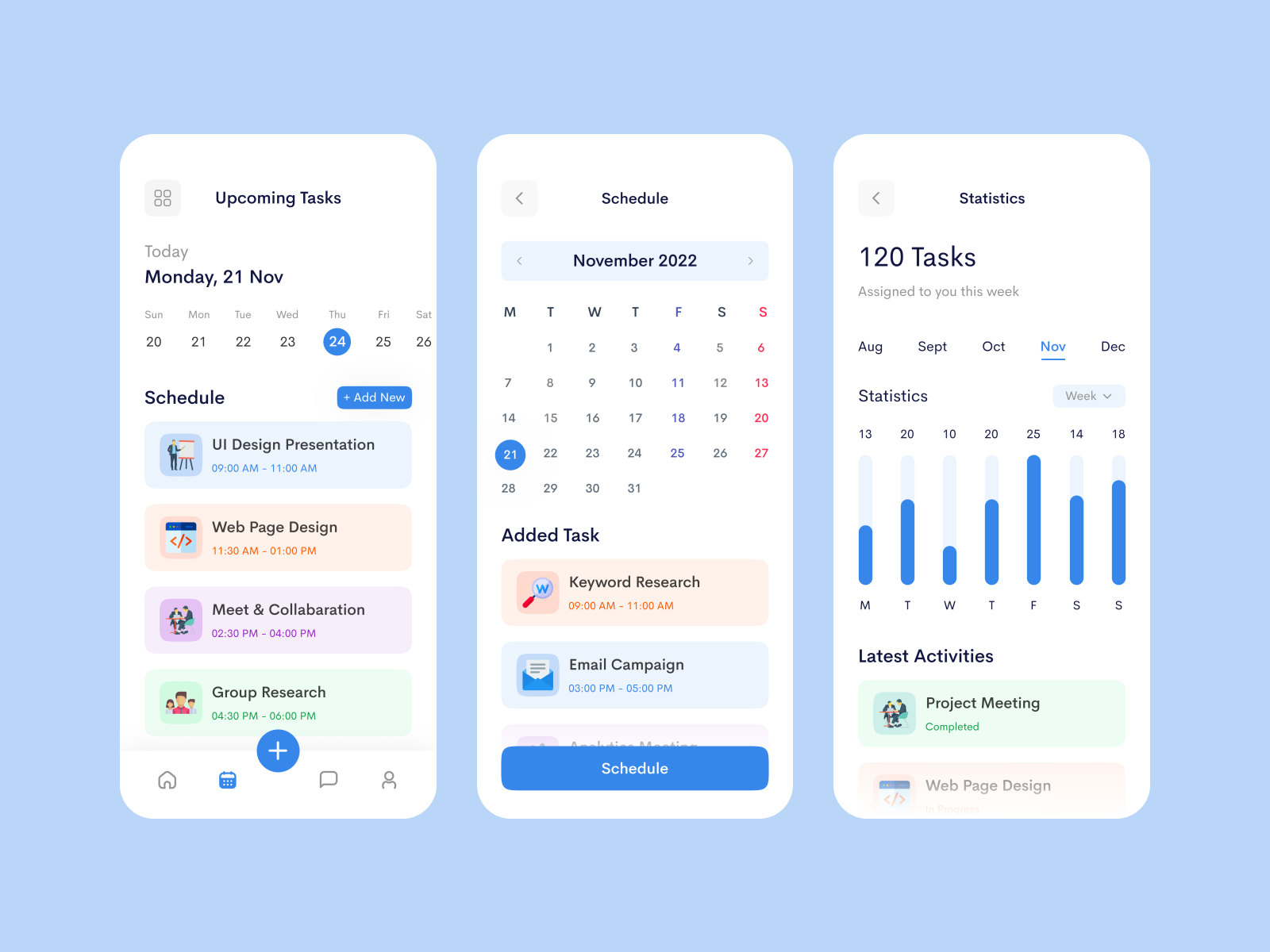 Task Management App - Schedule & Task by Salman Rahman on Dribbble