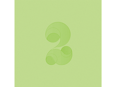 '2' for 36 days of type 2 circles design ferranhead font illustrator number type typography