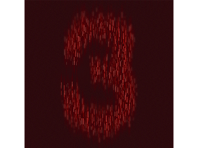 '3' for 36 days of type 3 c4d cinema4d design ferranhead font lines number type typography