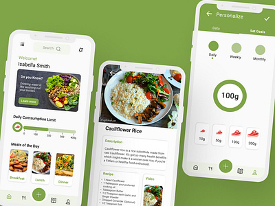 Ethical Eating App design