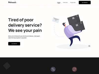 Logistics Landing page