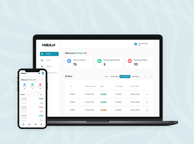 Logistics responsive dashboard dashboard design dribbleshots figma logistics product design ui ux