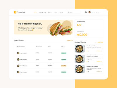 Restaurant Management food dashboard dashboard design dribbleshots figma food app ui