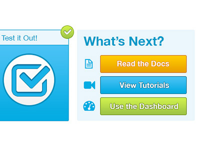 Onboarding buttons flow getting started onboarding progress stackmob ui web